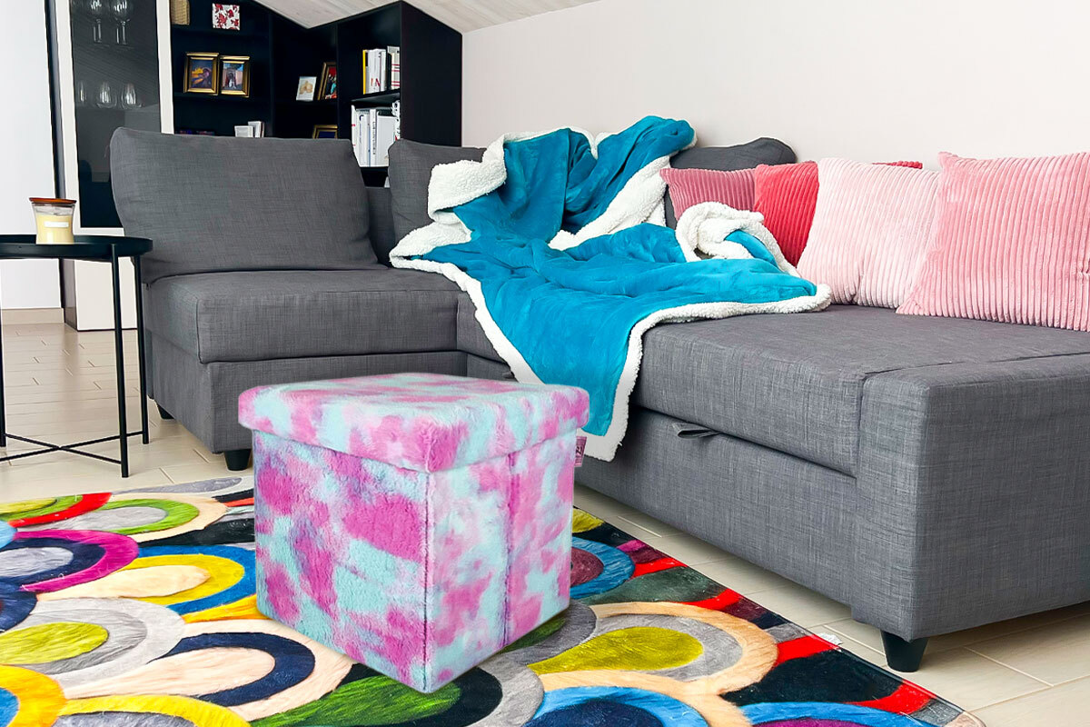 Pouf salvaspazio, pouf colorati, pouf per arredamento