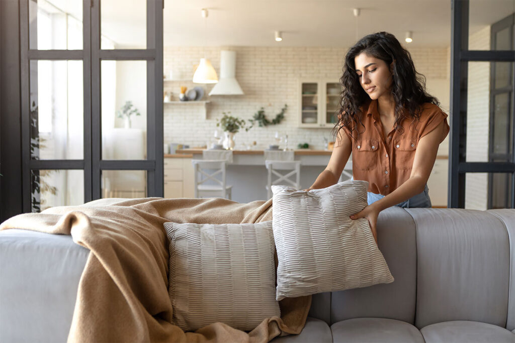 Casa accogliente e ordinata che favorisce il benessere quotidiano