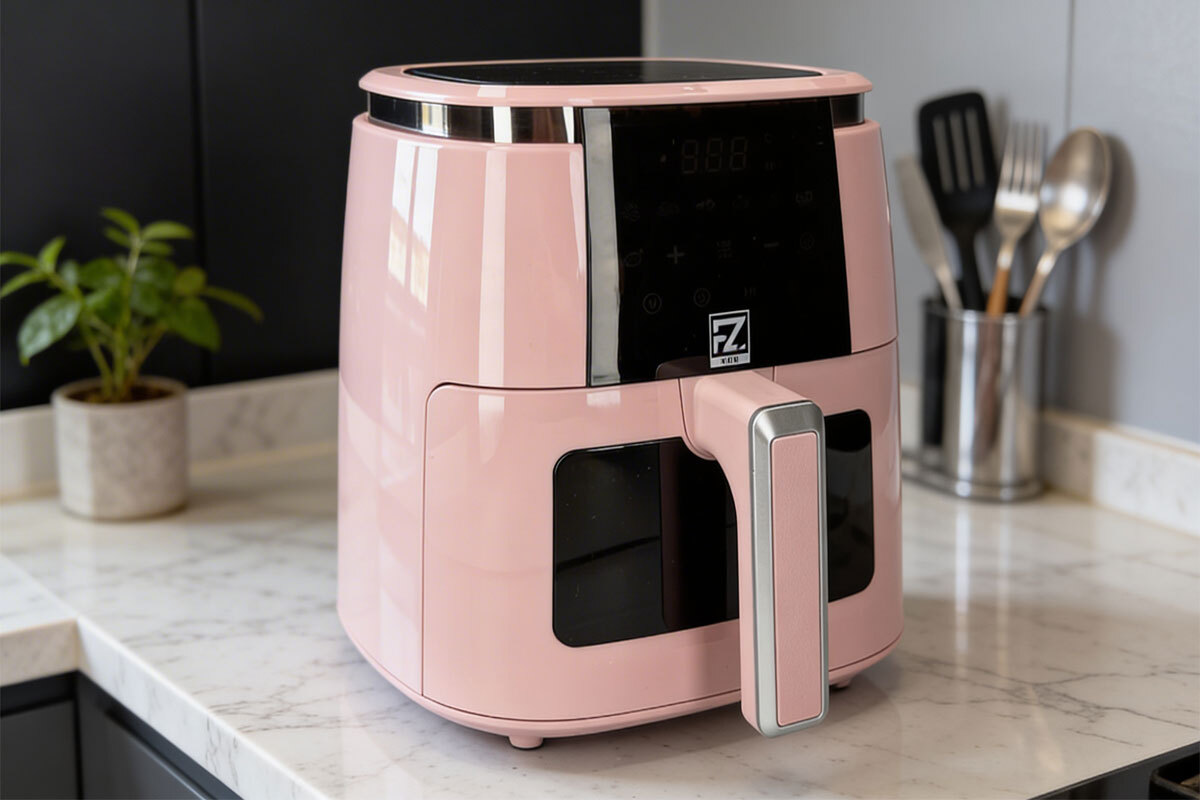 Friggitrice ad aria FZ in cucina moderna, ideale per cotture leggere e veloci