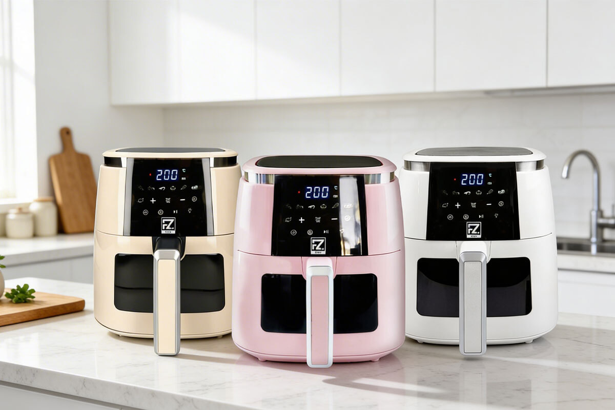 Verdure e pollo cotti in friggitrice ad aria per un pasto leggero e gustoso