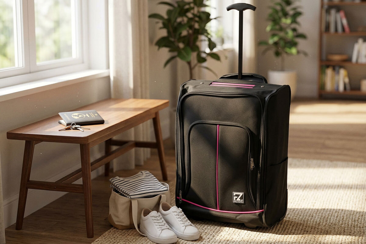 Trolley da viaggio pratico e leggero per vacanze estive