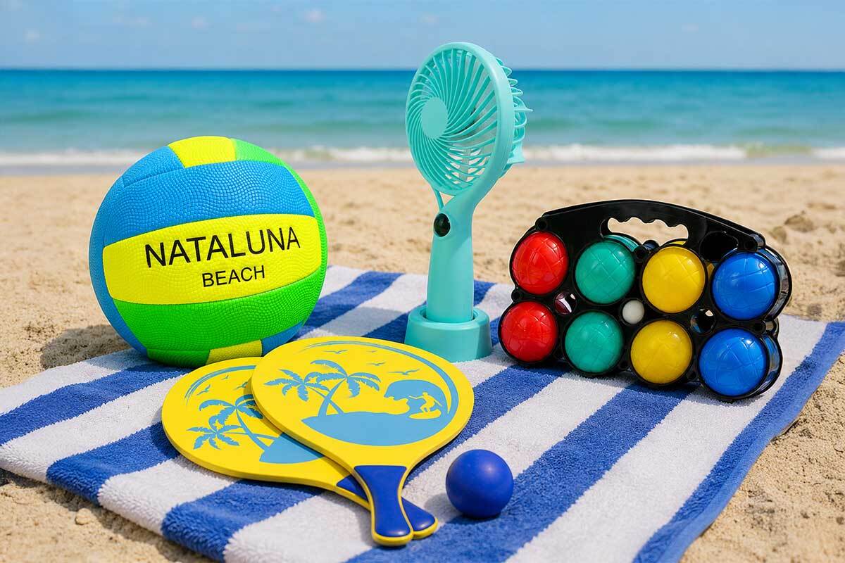 Applicazione crema solare in spiaggia durante giornata estiva